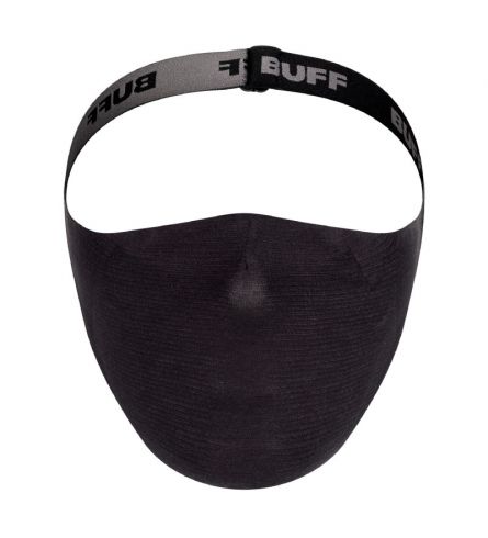 BUFF® FACE MASK SOLID BLACK - MONDMASKER